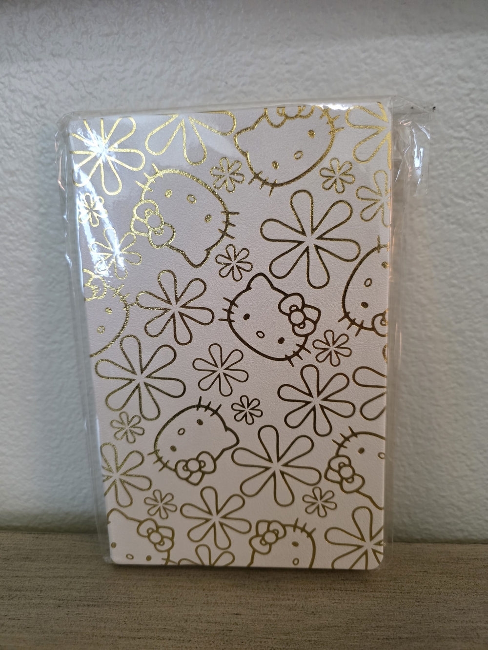 Hello Kitty/Erin Condren Gold Floral. TakeNote Notebook.